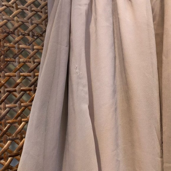 Light Mauve Pink / Black Chiffon Dress Size Small - Picture 2 of 5